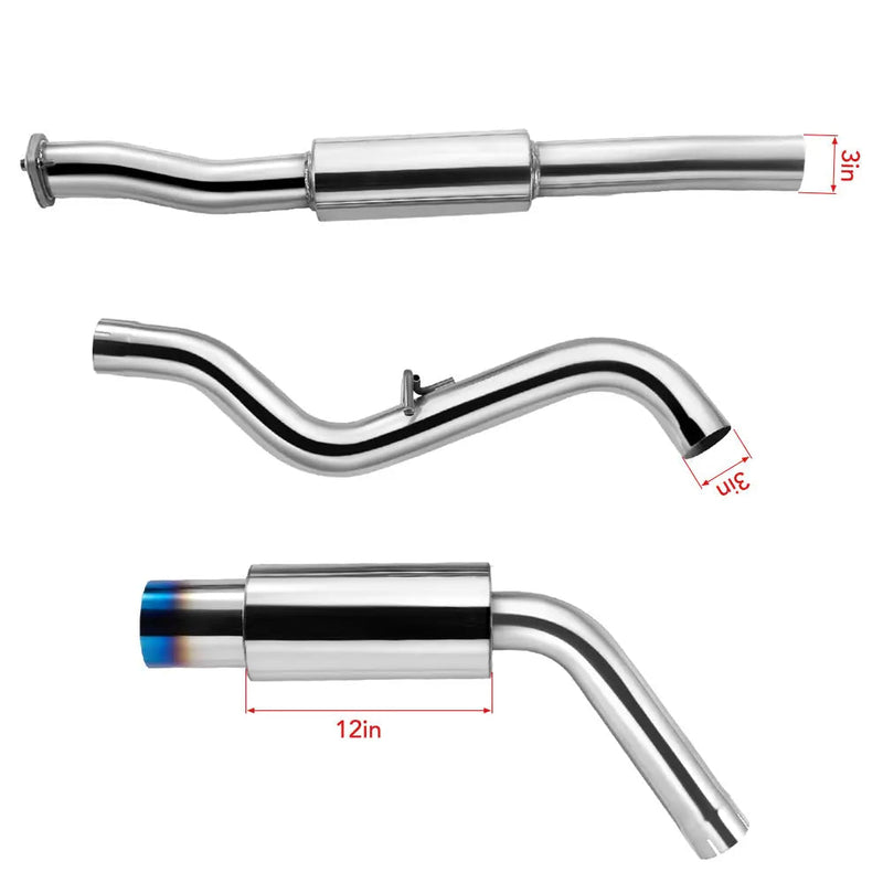 2008-2021 Subaru WRX Sedan Cat-Back Exhaust System Flashark