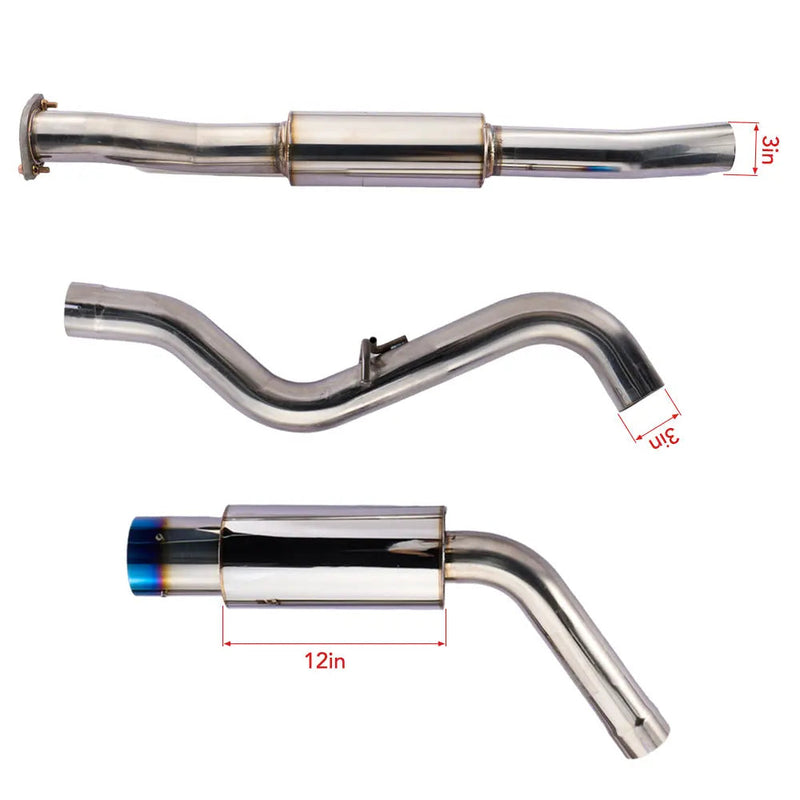 2008-2021 Subaru WRX Sedan Cat-Back Exhaust System Flashark