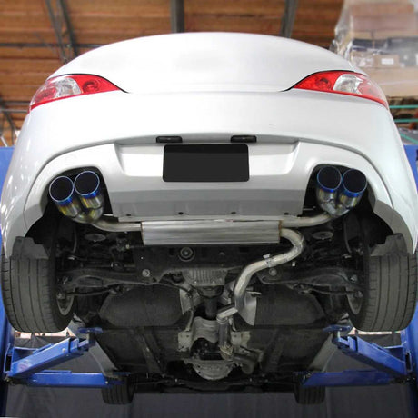 2009-2014 Hyundai Genesis Coupe 2.0L Catback Exhaust System w/ N1 Burnt Quad Tip