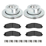 For 2009-2018 Dodge Ram 2500 3500 Brake Rotors and Pads Kit - Front and Rear Flashark