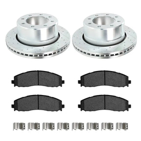 For 2009-2018 Dodge Ram 2500 3500 Brake Rotors and Pads Kit - Front and Rear Flashark