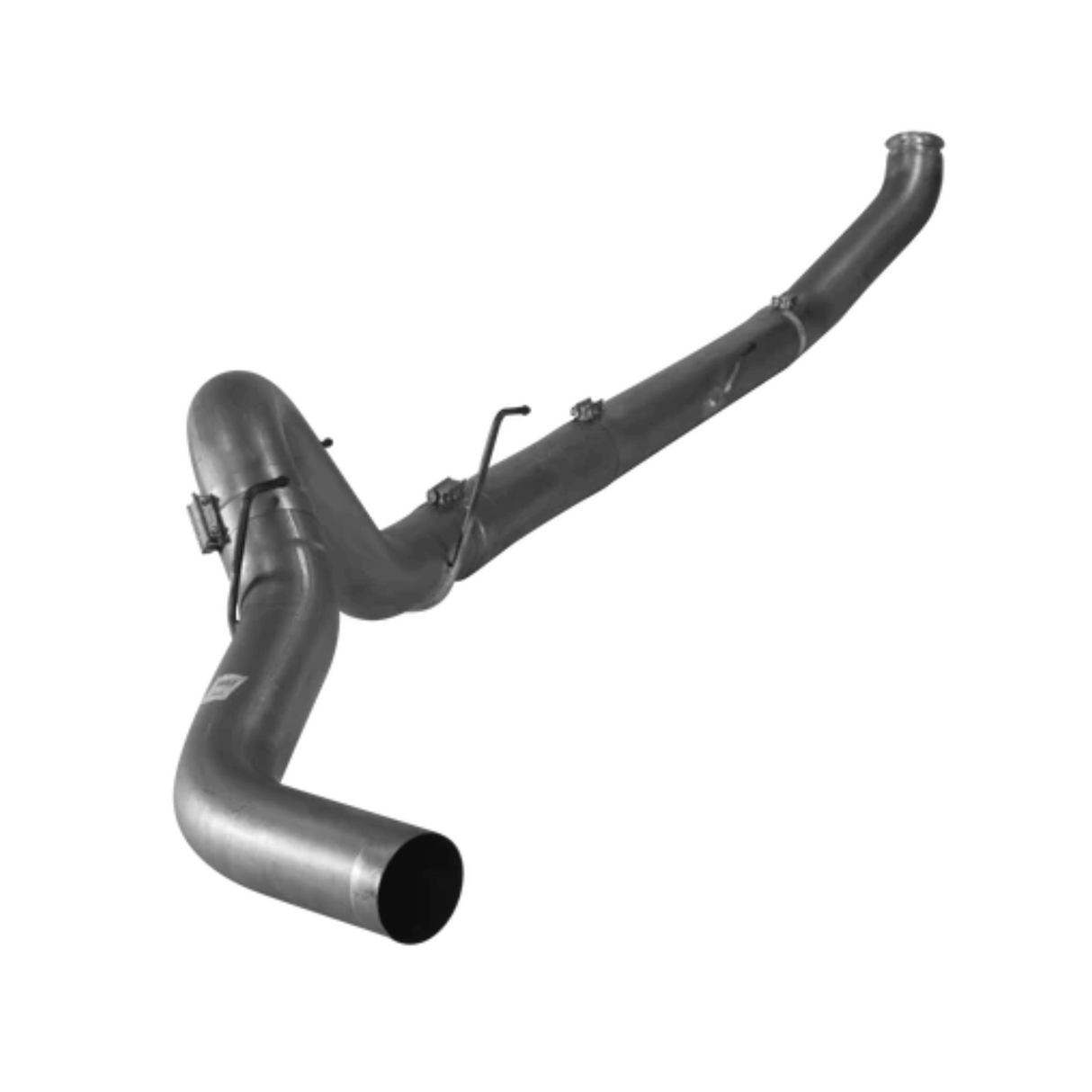 2010-2012 Cummins 6.7L 4" Stainless Steel Turbo Back Race Exhaust System No Muffler (FLO-SS1849)