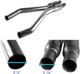 2010-2015 Chevrolet Chevy Camaro Catback Exhaust w/ N1 Burnt Tip 3.6L V6 2DR Flashark