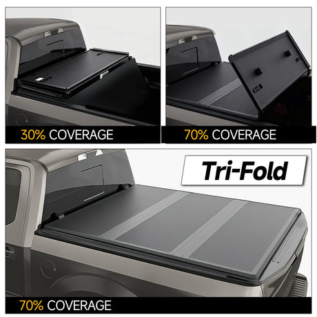 Trucktok 2010-2025 Chevy Silverado Sierra 8FT 3-Fold Hard Bed Tonneau Cover TruckTok