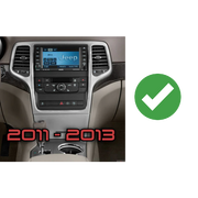 Jeep Grand Cherokee 2011-2021 Workshop 12 Tesla-Style Screen Workshop 12
