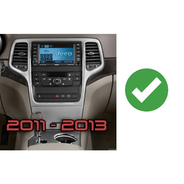 Jeep Grand Cherokee 2011-2021 Workshop 12 Tesla-Style Screen Workshop 12