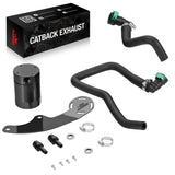 Baffled Oil Catch Can Kit for 2011-2014 Ford Mustang GT Flashark