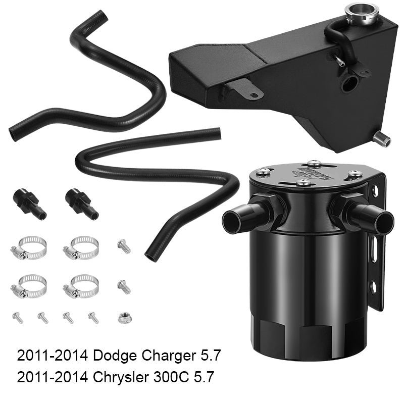2011-2024 Dodge Charger/Challenger, Chrysler 300C Aluminum Coolant Reservoir (Degas) Flashark
