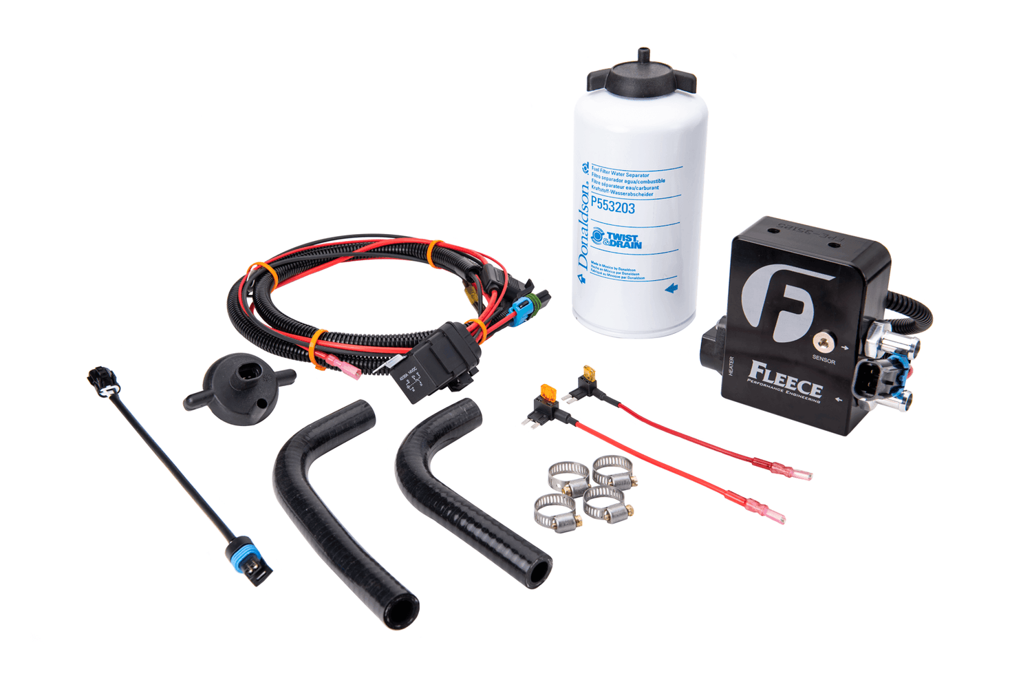 2011-2016 Duramax LML Auxiliary Heated Fuel Filter Kit (FPE-DMAX-HFFBA-1116)