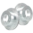 2011-2019 Chevy Chevrolet Silverado GMC Sierra 2500 3500 Disc Brake Rotors - Front and Rear Flashark