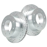 2011-2019 Chevy Chevrolet Silverado GMC Sierra 2500 3500 Disc Brake Rotors - Front and Rear Flashark