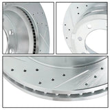 2011-2019 Chevy Chevrolet Silverado GMC Sierra 2500 3500 Disc Brake Rotors - Front and Rear Flashark