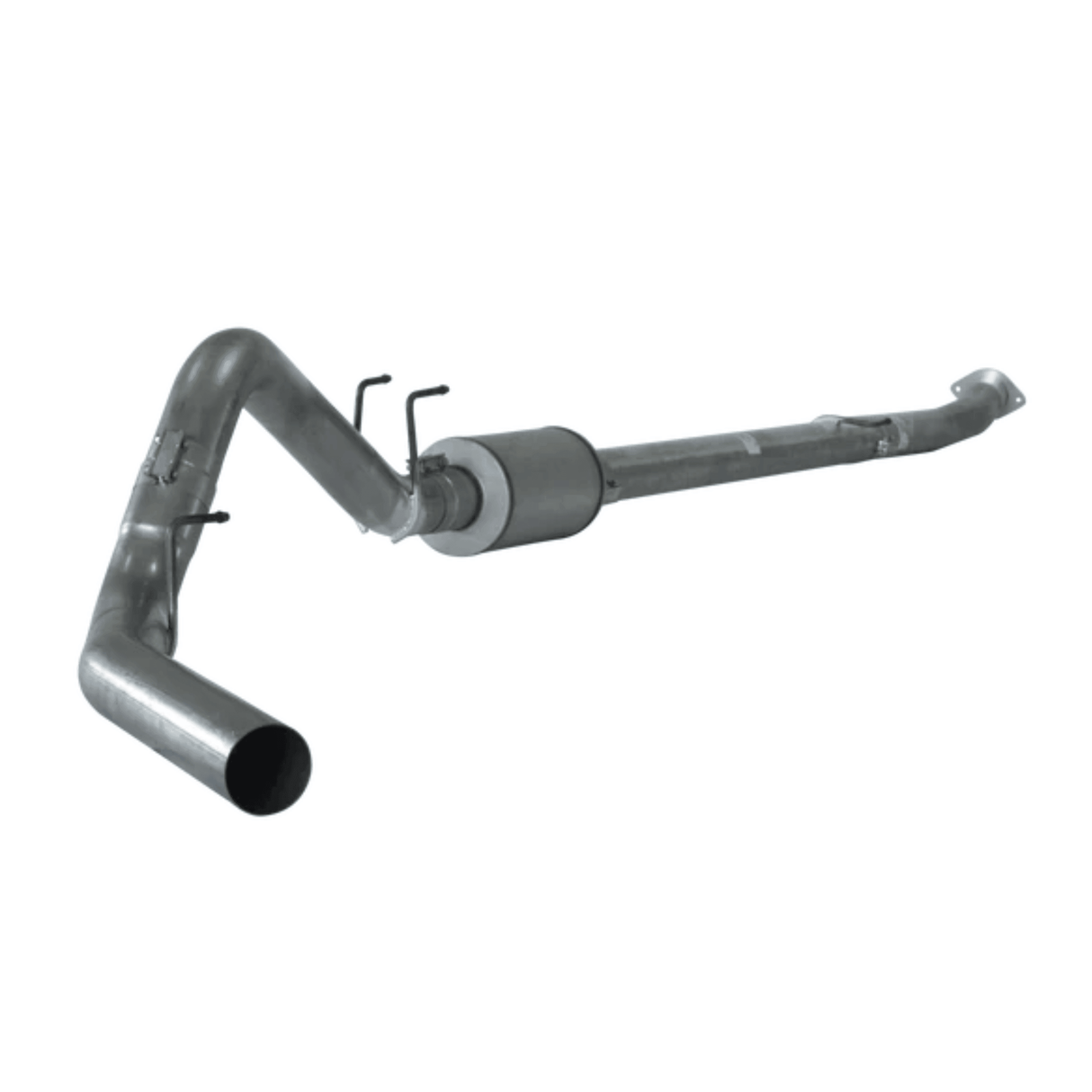 2011-2019 Powerstroke 6.7L 4" Downpipe Back Exhaust w/ Muffler (421012)