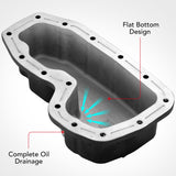 Aluminum Engine Oil Pan 3.6L for 2011-2024 Jeep Grand Cherokee &Dodge Durango丨 2012-2018 RAM 1500 Flashark