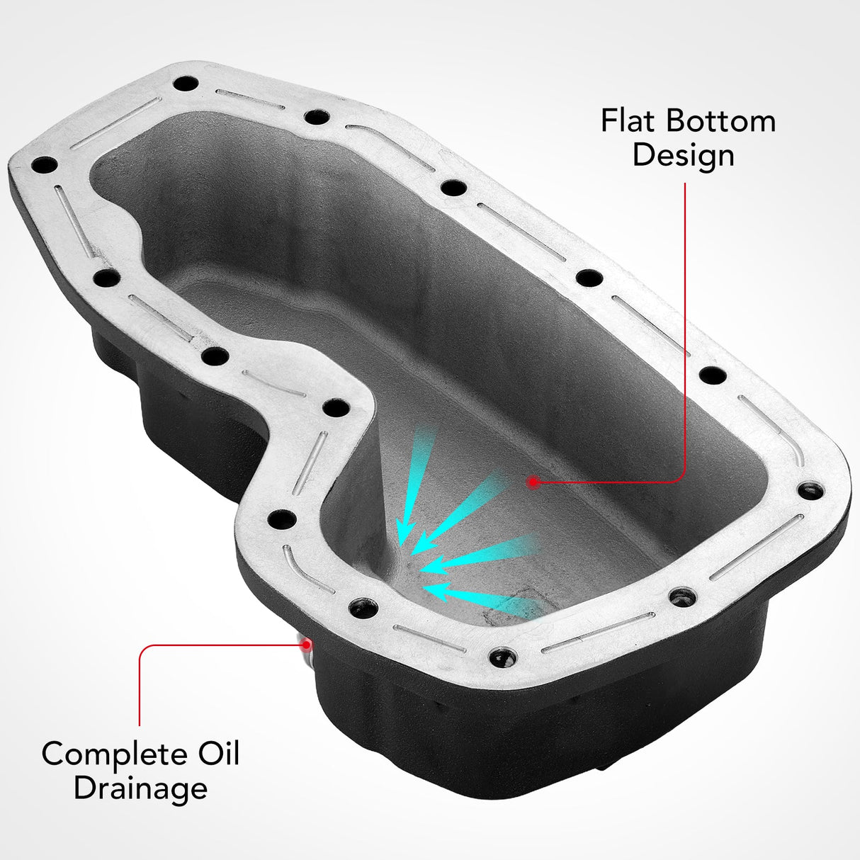 Aluminum Engine Oil Pan 3.6L for 2011-2024 Jeep Grand Cherokee &Dodge Durango丨 2012-2018 RAM 1500