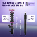 2012-2015 Honda Civic Acura ILX Coilovers 4PCS Flashark