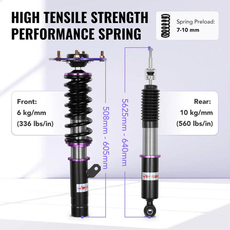 2012-2018 BMW 3-Series RWD F30/F31/F34 Coilovers w/ 32-Way Damping Force Adjustment