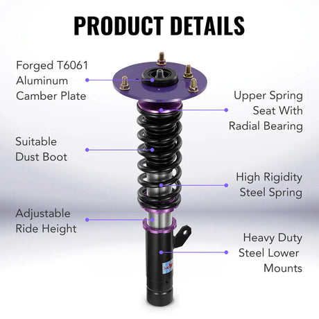 2012-2018 BMW 3-Series RWD F30/F31/F34 Coilovers w/ 32-Way Damping Force Adjustment
