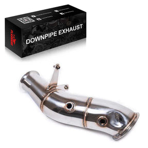 N55 Catless Turbo Downpipe Exhaust for 2012-2019 BMW M135i M235i 435i M2 F32/F33/F36/F20/F21/F22/F23/F87 Flashark