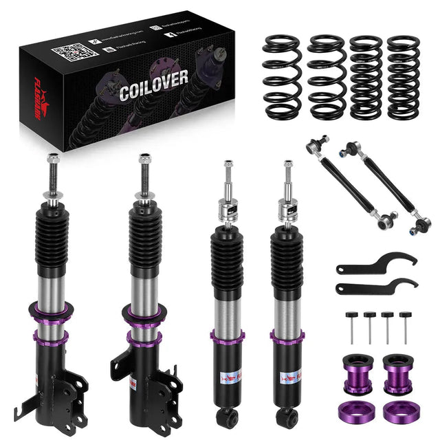 2013-2015 Chevrolet Malibu 32-Way Damping Coilover Shock Absorbers Struts Flashark