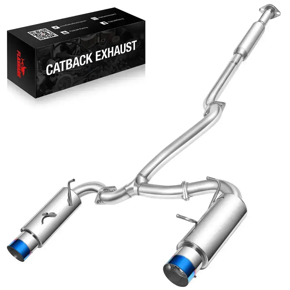 2017-2021 Toyota GT86/2022-2024 Toyota GR86 Catback Exhaust with Dual Burnt Tip/Dual Polished Tip/Single Burnt Tip Flashark