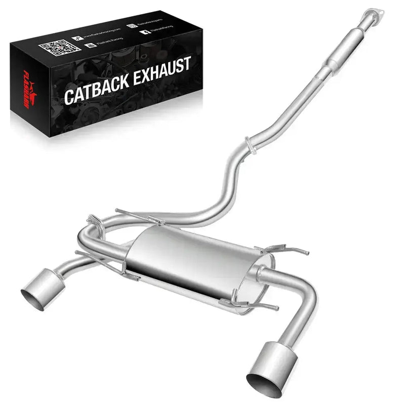 2017-2021 Toyota GT86/2022-2024 Toyota GR86 Catback Exhaust with Dual Burnt Tip/Dual Polished Tip/Single Burnt Tip Flashark