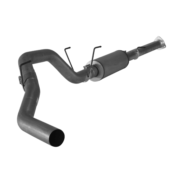 2013-2018 Cummins 6.7L 4" Downpipe Back Single w/ Muffler (411018 / 412018)