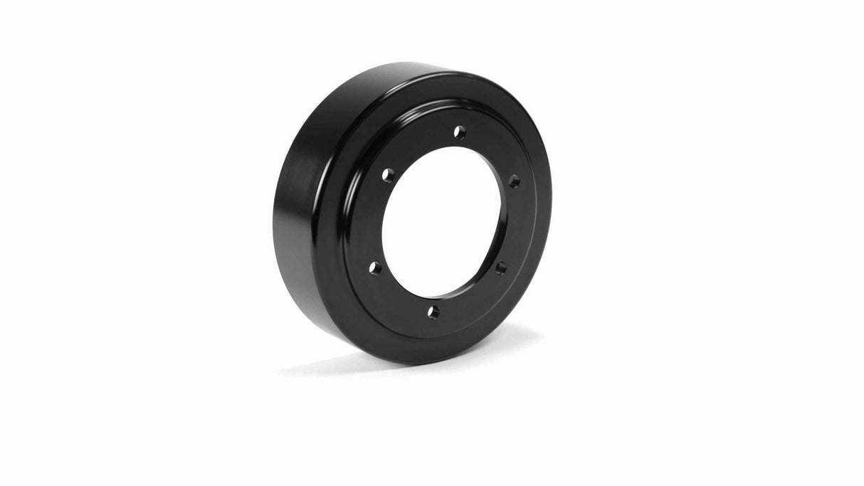2013-2018 Cummins 6.7L Billet Aluminum Fan Drive Pulley Black Anodized Finish (FPE-34659-BLK)