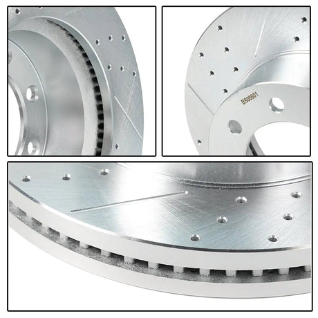 For 2013-2022 Ford Super Duty F250 F350 Brake Rotors and Pads Kit - Front and Rear Flashark