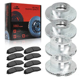 For 2013-2022 Ford Super Duty F250 F350 Brake Rotors and Pads Kit - Front and Rear