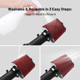 Flashark Cold Air Intake Kit for 2009-2020 Nissan 370Z / 2008-2013 Infiniti G37 / 2014-2015 Infiniti Q50 3.7L V6 VQ37VHR