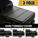 Trucktok 2014-2019 Chevy Silverado Sierra 6.5FT 3-Fold Hard Bed Tonneau Cover TruckTok