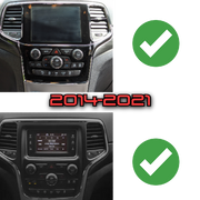 Jeep Grand Cherokee 2011-2021 Workshop 12 Tesla-Style Screen Workshop 12