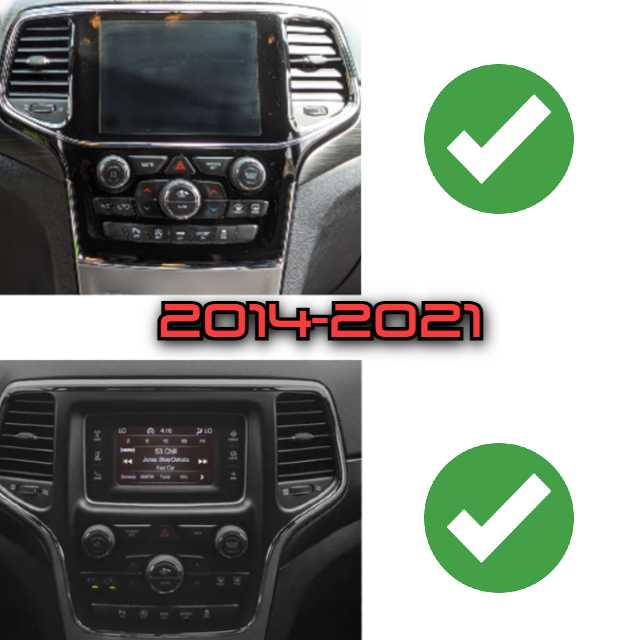 Jeep Grand Cherokee 2011-2021 Workshop 12 Tesla-Style Screen Workshop 12