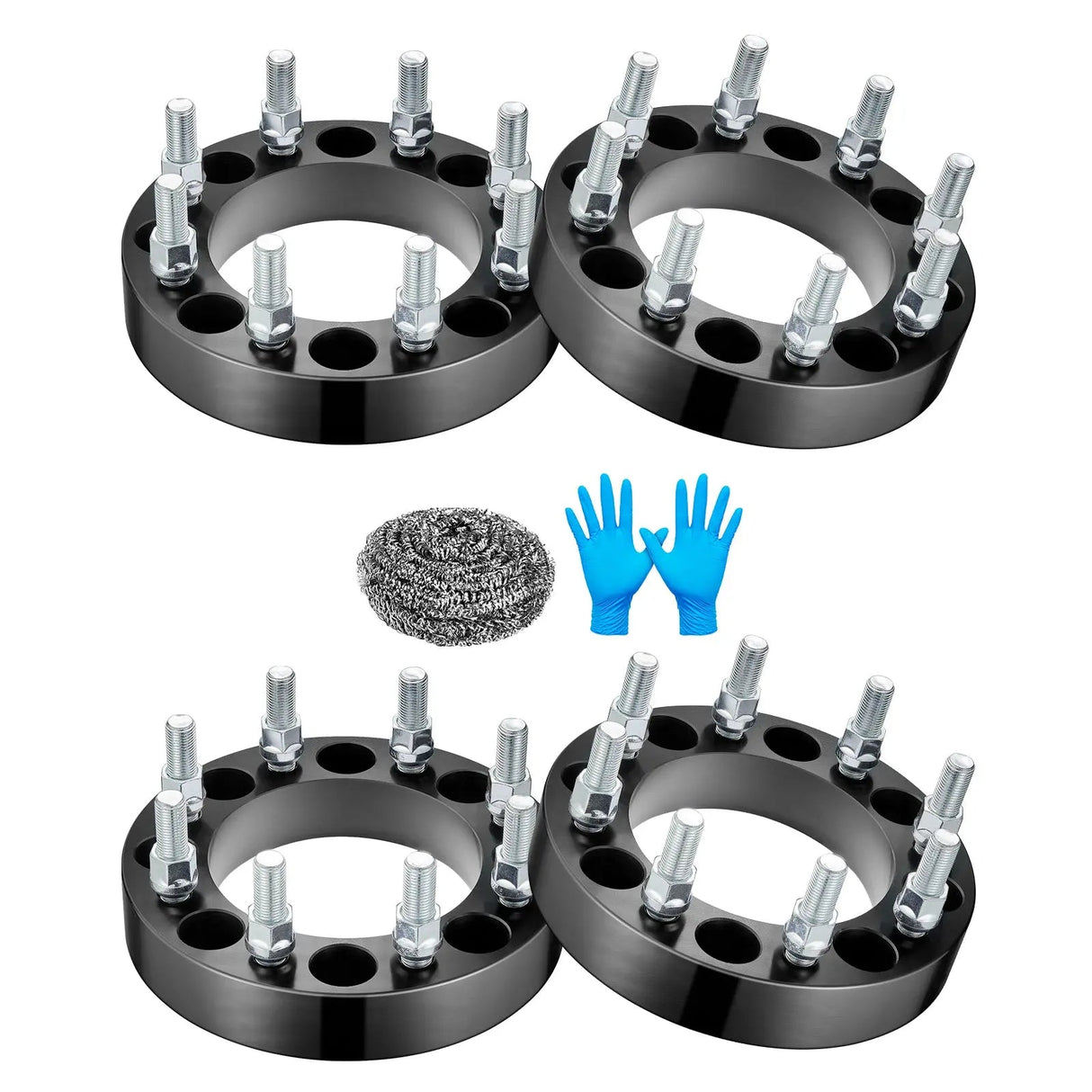 2014-2022 Dodge Ram 2500 3500 / 1988-2013 Chevrolet Silverado GMC 8X6.5 Inches Wheel Spacers 4PCS Flashark