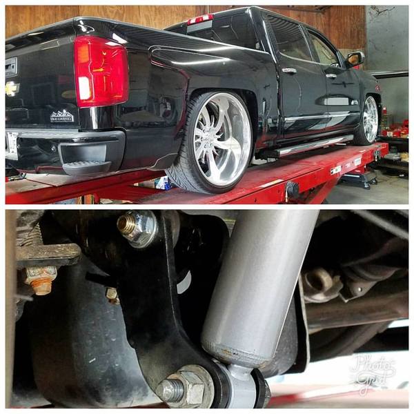 2014-2018 Silverado Sierra Shock Extender Kit for 6/9, 6/10, 6/11 Drop