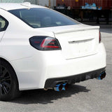 Catback&Axleback Exhaust System for 2015-2021 Subaru WRX / STI, 4-inch Quad Muffler Tips, N1 Style Burnt Tip Flashark