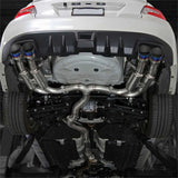 Catback&Axleback Exhaust System for 2015-2021 Subaru WRX / STI, 4-inch Quad Muffler Tips, N1 Style Burnt Tip Flashark