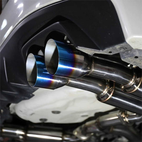 Catback&Axleback Exhaust System for 2015-2021 Subaru WRX / STI, 4-inch Quad Muffler Tips, N1 Style Burnt Tip Flashark