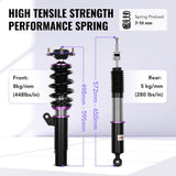 2015-2021 Volkswagen GTI (MK7) 32-Way Damping Coilover Shock Absorbers Struts | Flashark Flashark