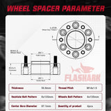 For 2015-2022 Ford F150 / Lincoln Navigator 1.25/1.5/2 Inches 6x135mm Wheel Spacers 4PCS Flashark