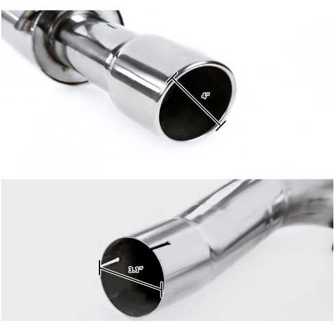 Catback Exhaust System For 2015-2023 Ford Mustang 2.3L EcoBoost W/ N1 Muffler Tip