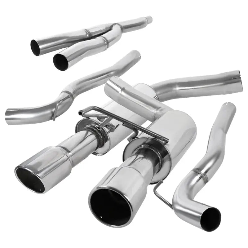 Catback Exhaust System For 2015-2023 Ford Mustang 2.3L EcoBoost W/ N1 Muffler Tip Flashark