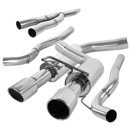 Catback Exhaust System For 2015-2023 Ford Mustang 2.3L EcoBoost W/ N1 Muffler Tip Flashark