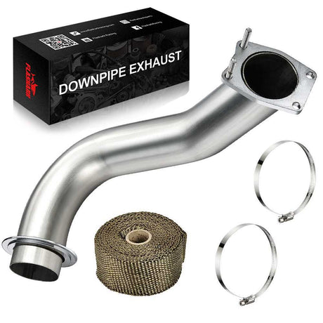 3.5'' Downpipe Exhaust For 2017-2023 Chevy/GMC Silverado/ Sierra L5P Duramax Diesel 6.6L Flashark
