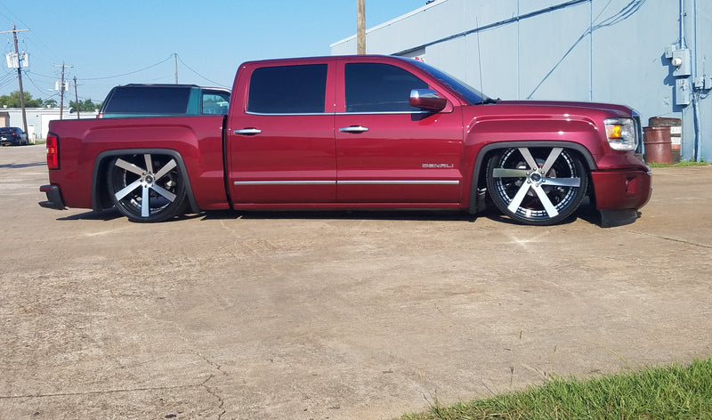 2014-2018 Silverado Sierra Rear Air Bag 3 Link Wishbone Suspension Kit For Regular & Wide Wheels