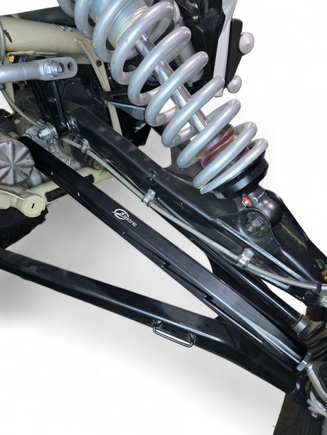 2017+ Can Am X3 Maverick Billet Tie Rods Anodized Clear (RS 72" Model Only) www.elektricoffroad.com