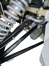 2017+ Can Am X3 Maverick Billet Tie Rods Anodized Black (RS 72" Model Only) www.elektricoffroad.com