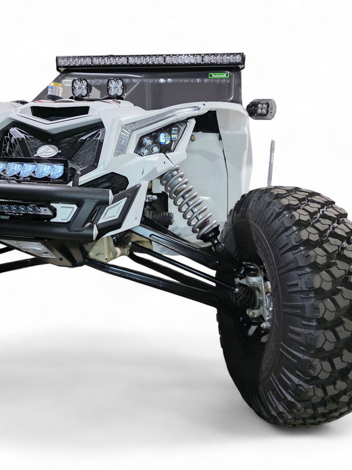 2017+ Can Am X3 Maverick Billet Tie Rods Anodized Black (RS 72" Model Only) www.elektricoffroad.com