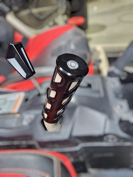 2017 to Current Can-Am X3 Maverick EOD Shift Knob Anodized Black Finish www.elektricoffroad.com